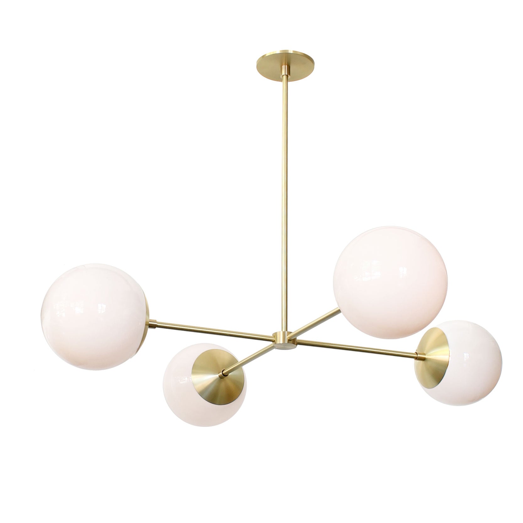 Alto Compass 8" Opal shown in Brass.
