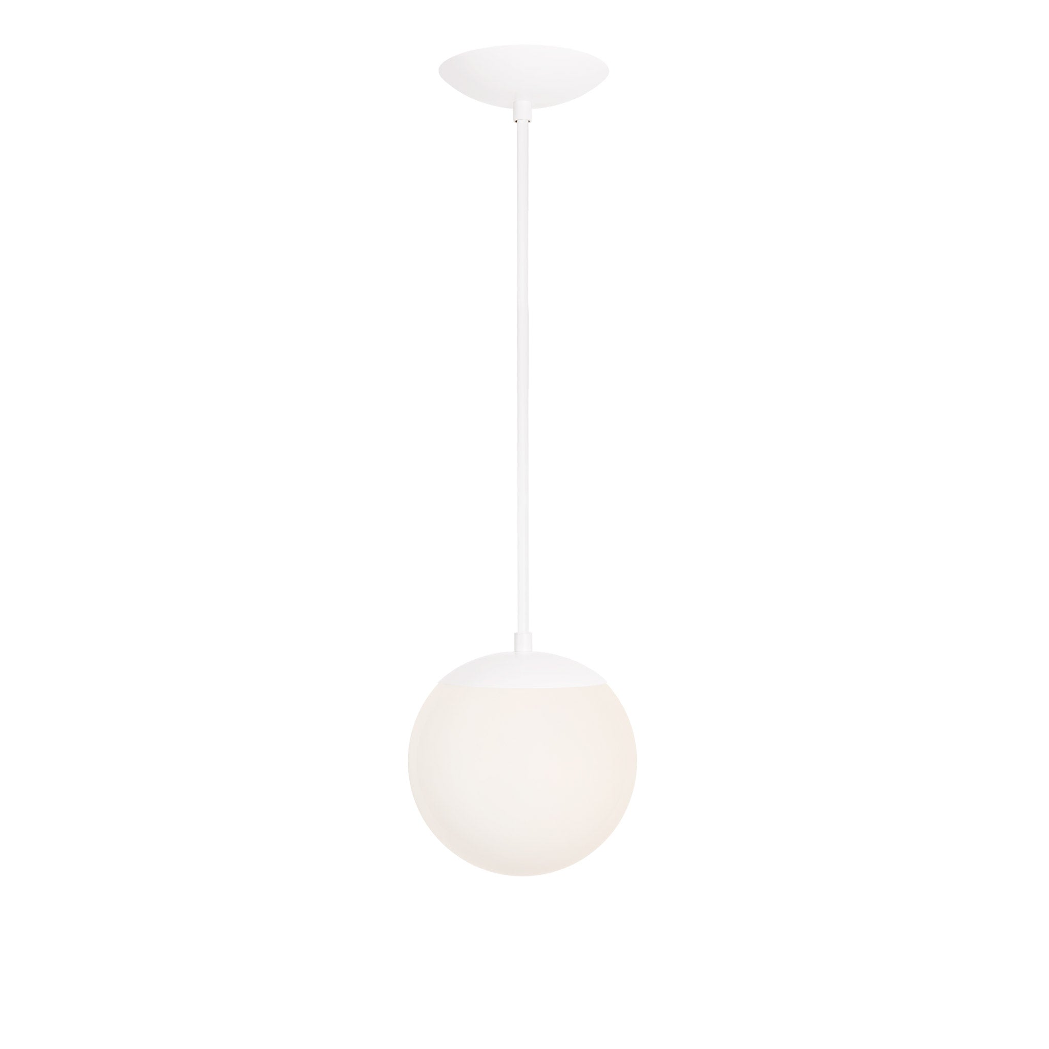 Alto Rod 8" Opal shown in White