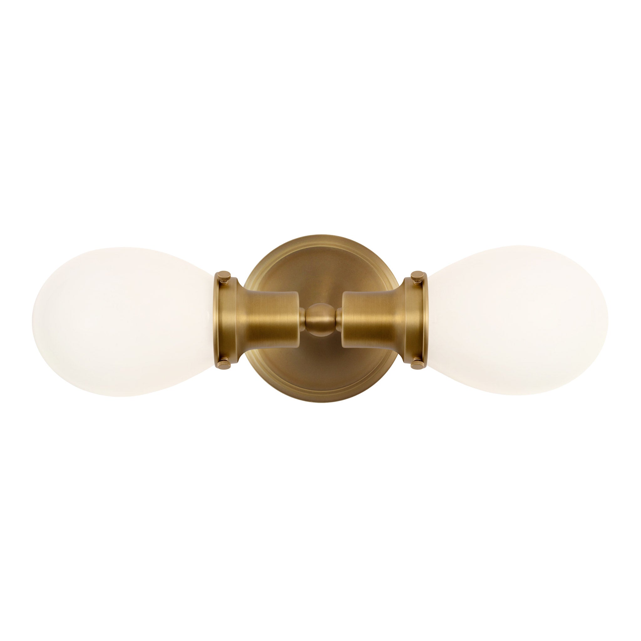 Archie Double shown in Heirloom Brass