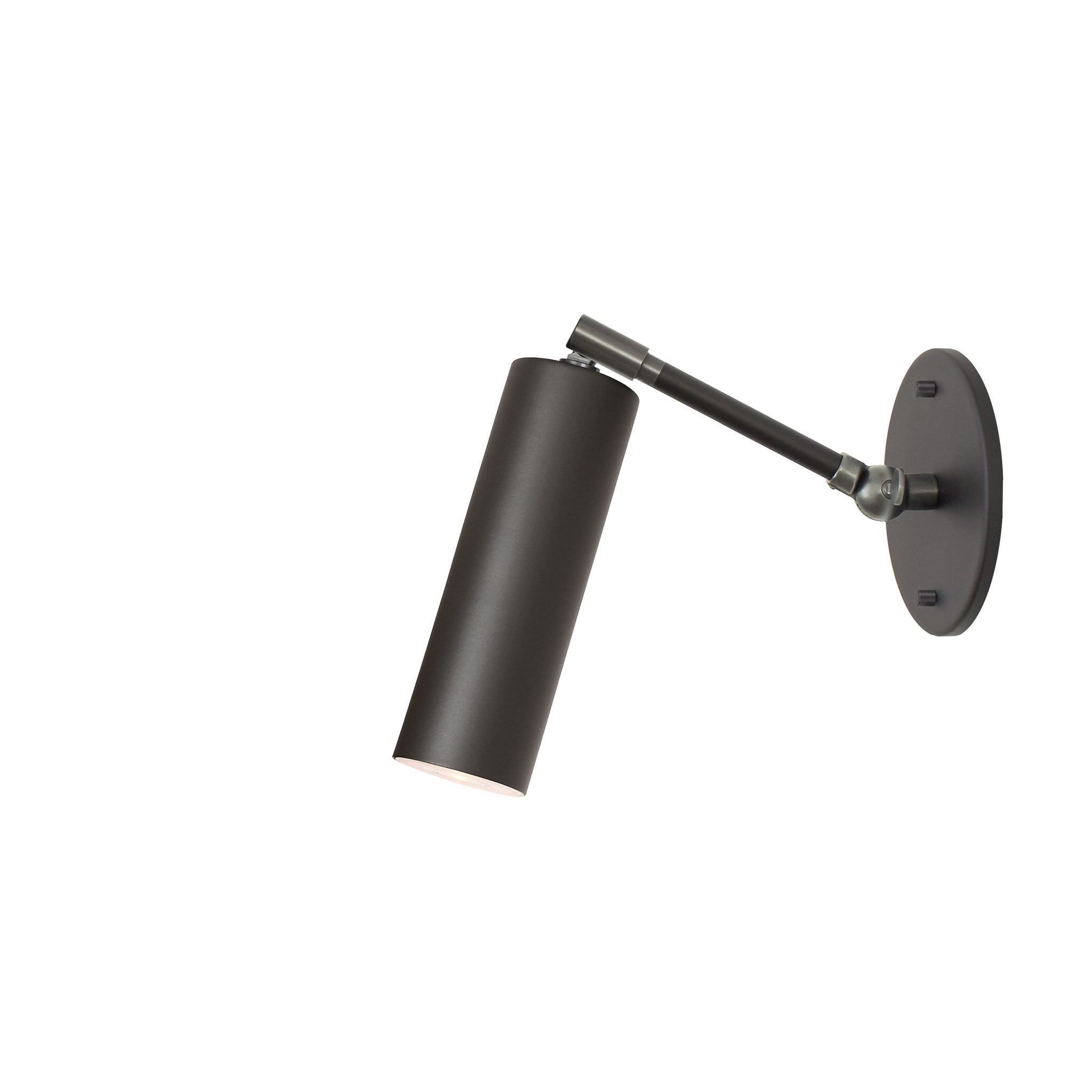 Fjord Spot Single Articulated shown in Matte Black with a 3" rod