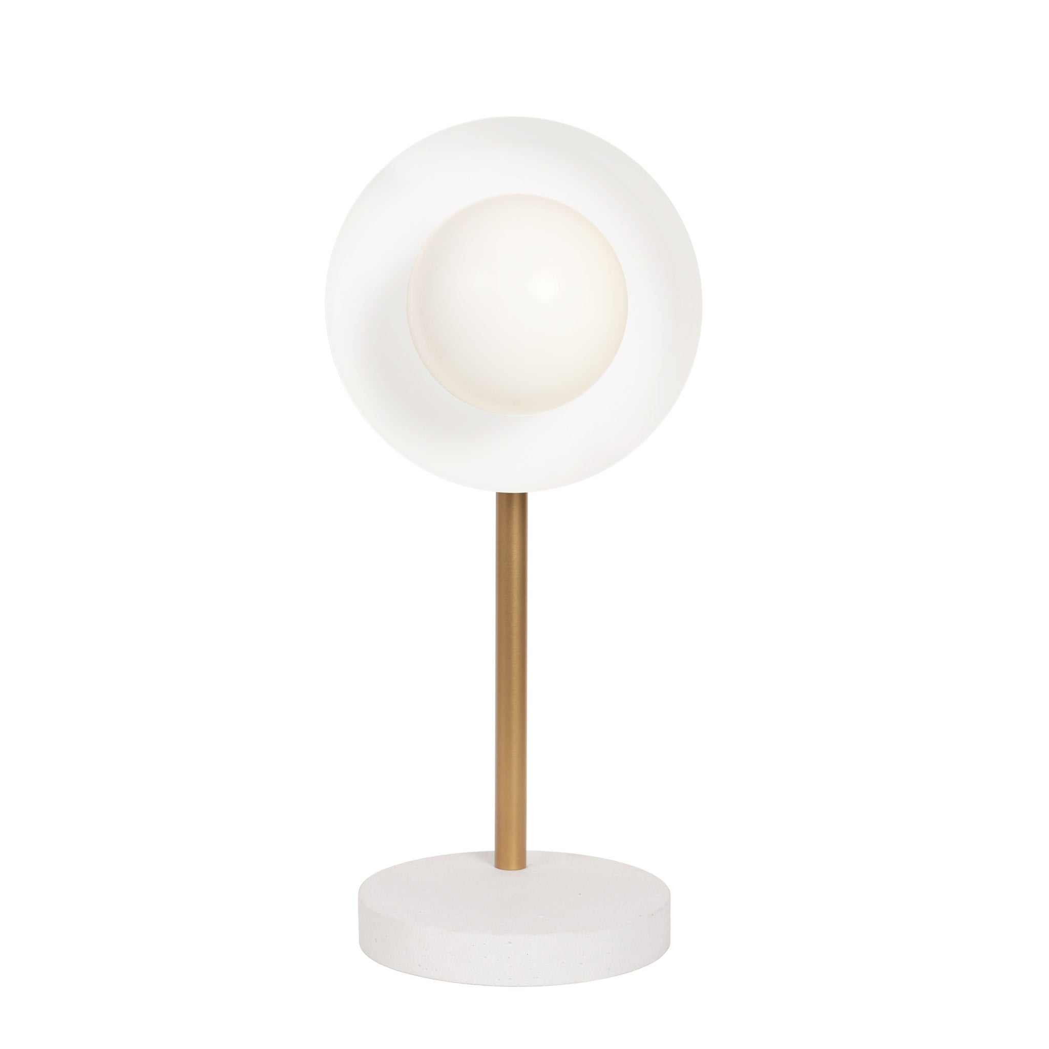 Lexi Lamp shown with a solid White shade