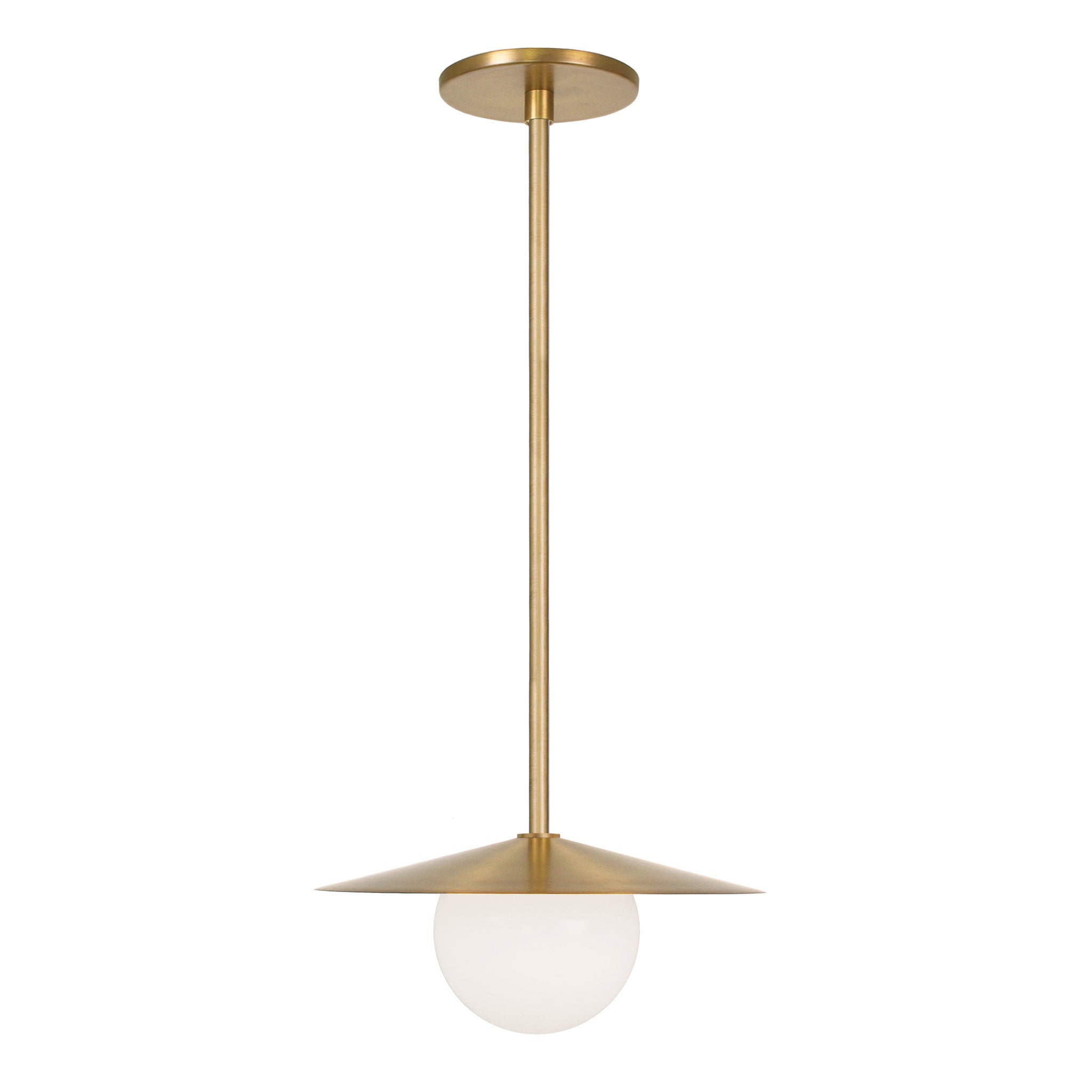 Marie Pendant shown in Heirloom Brass
