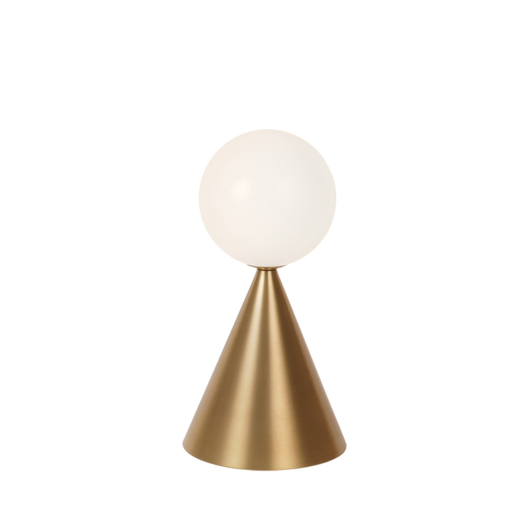 Mini Summit Table Lamp shown in Heirloom Brass