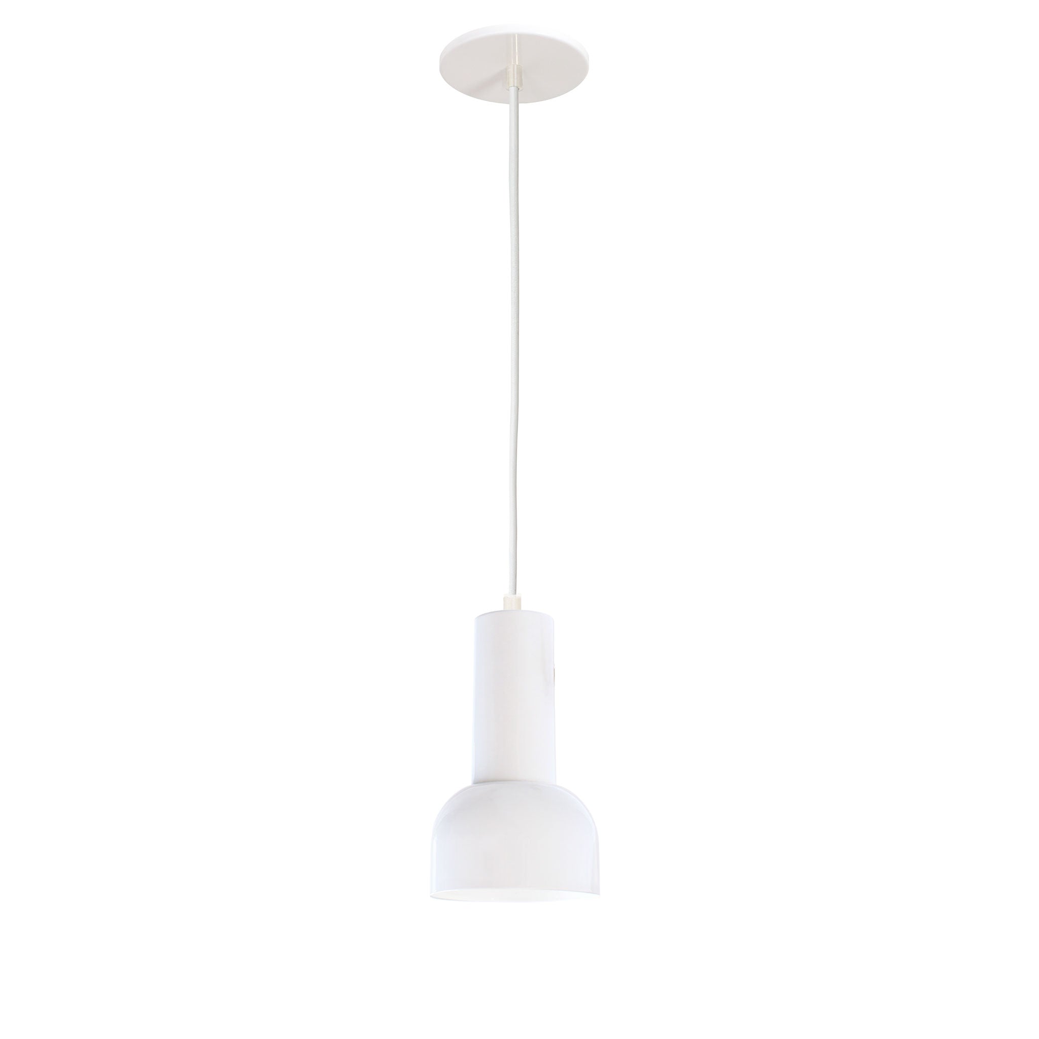 Scout Cord Pendant shown in White with White Cloth cord