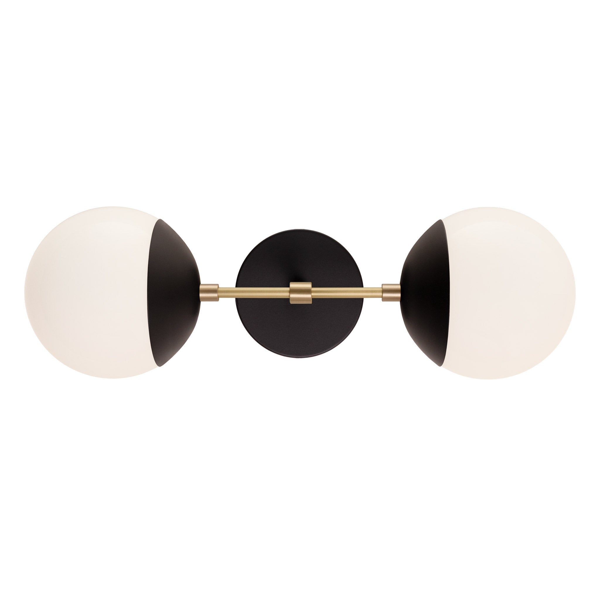 Theo shown in Matte Black with Brass