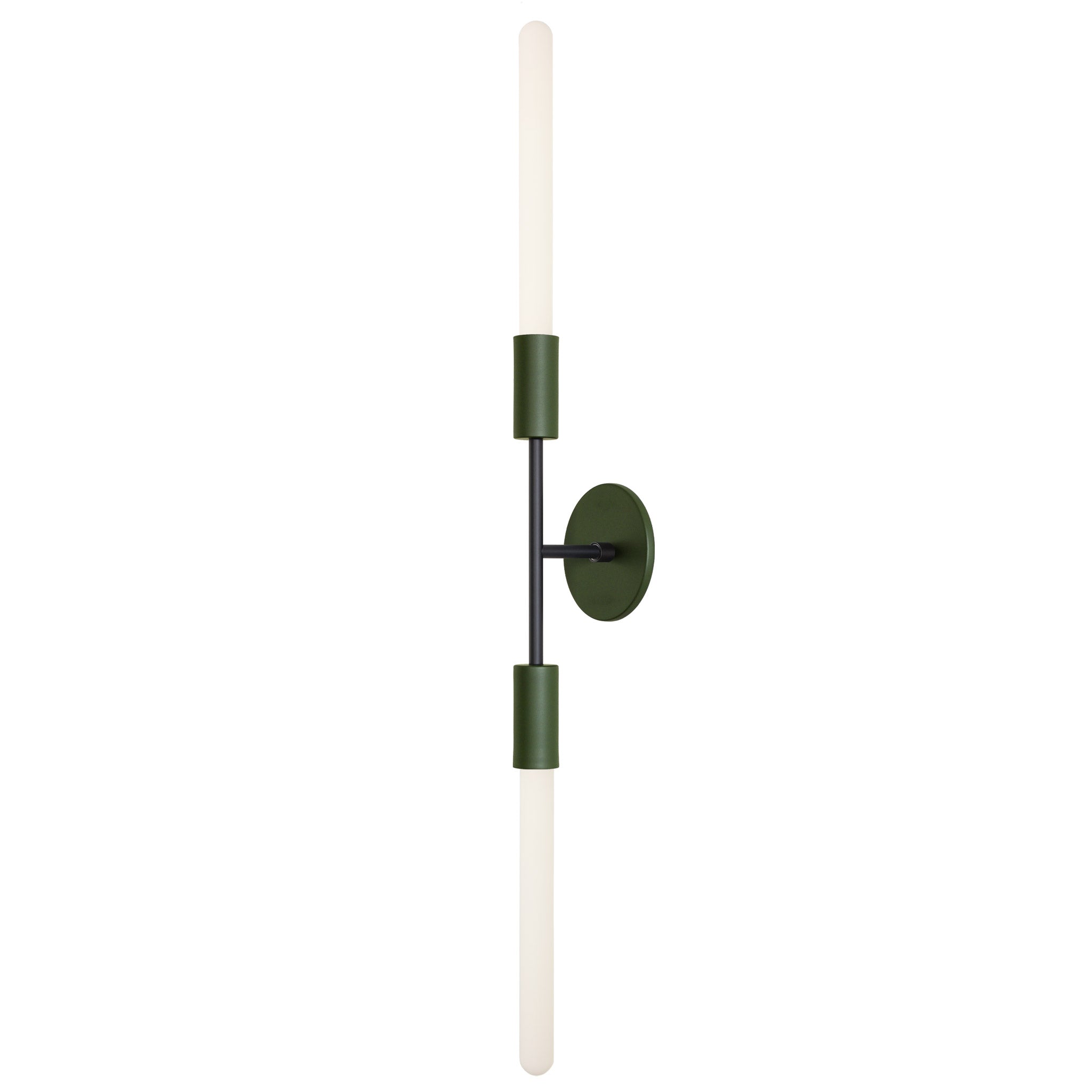 Venus shown in Garden Green with Matte Black accents and T10 Porcelain Bulbs