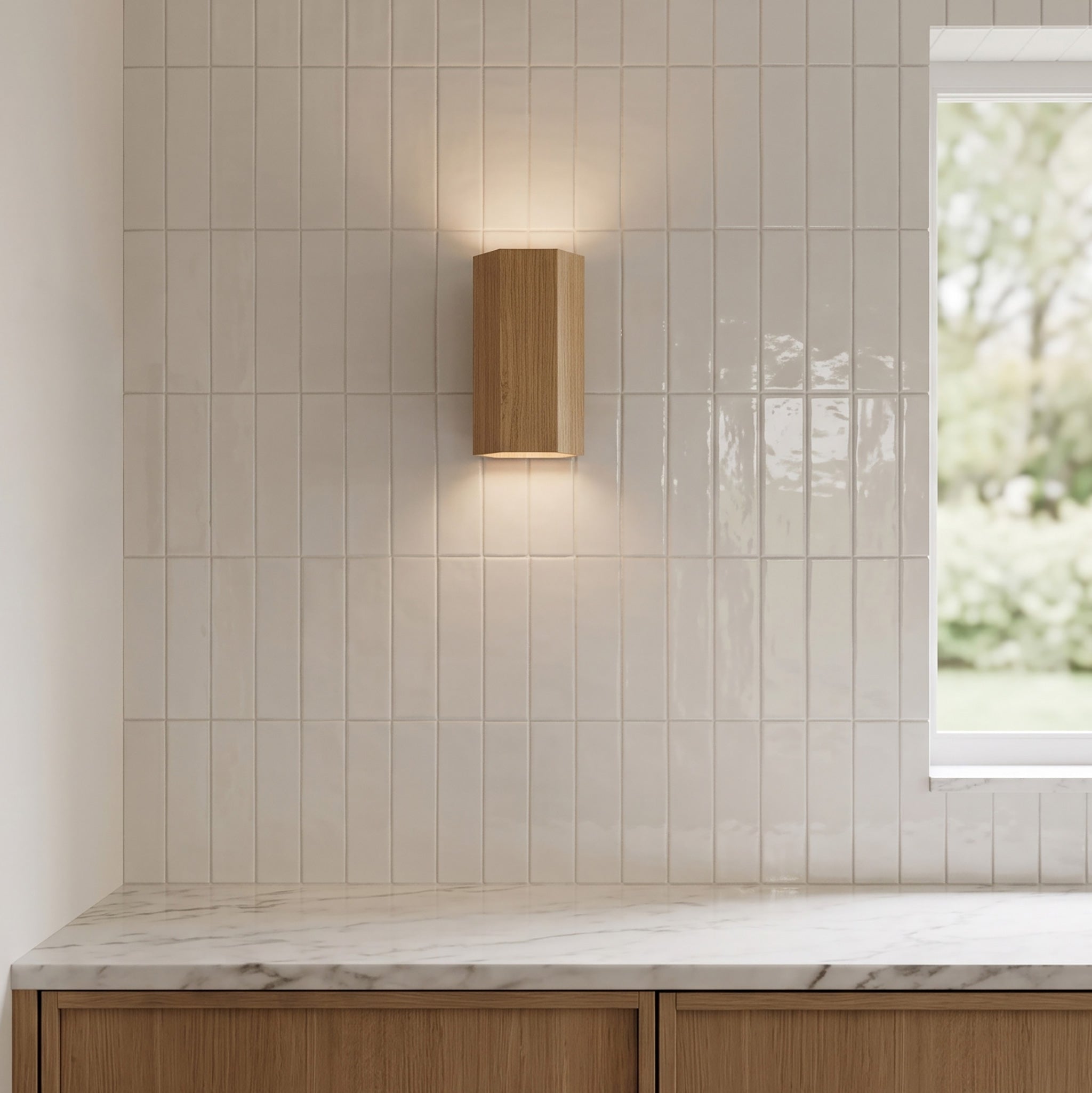 Woodland Viviane shown in Oak