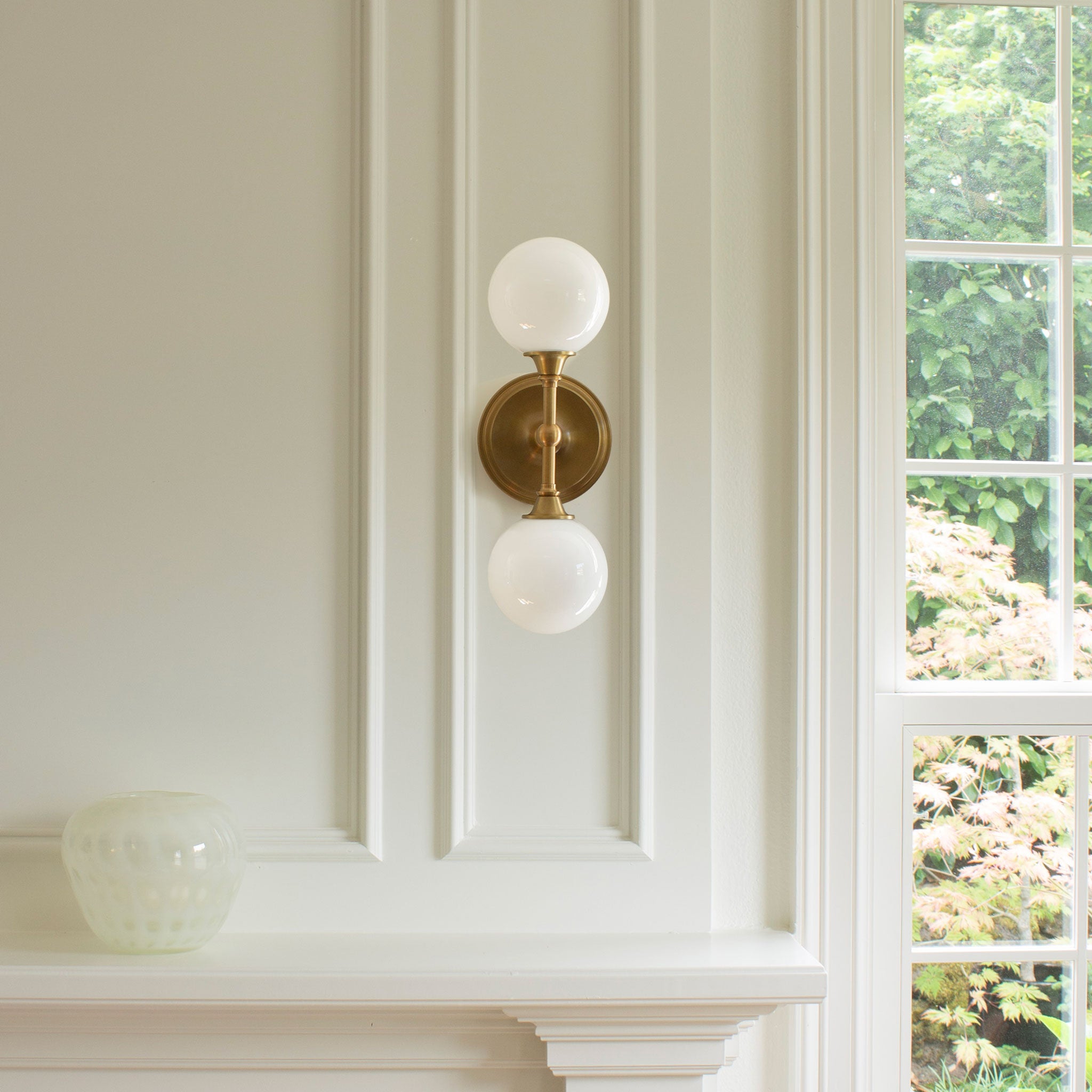 Bijou Double shown in Heirloom Brass