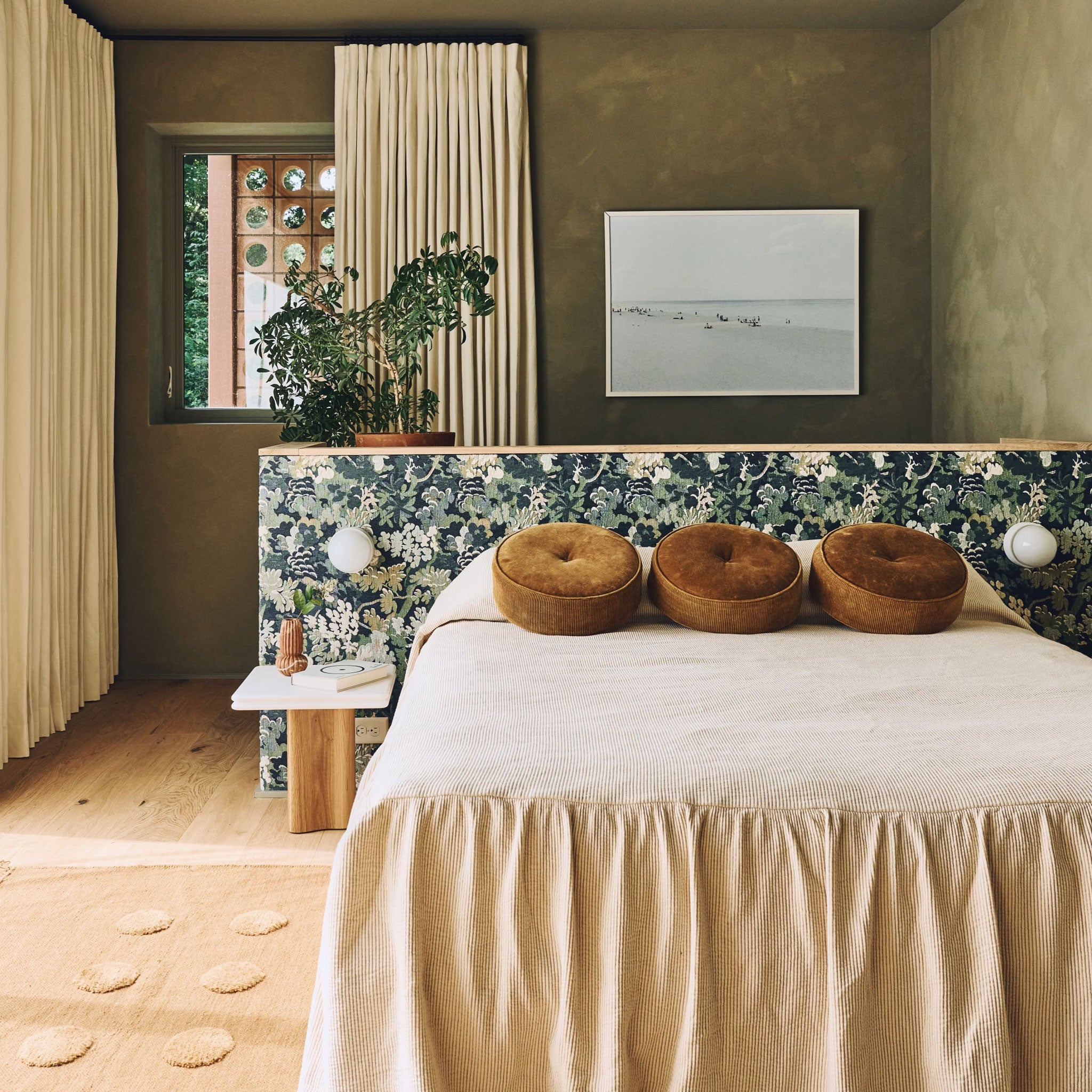 Concrete Cutie Sconces | Interior Design by Sarah Sherman Samuel | Photography by Daniel Peter