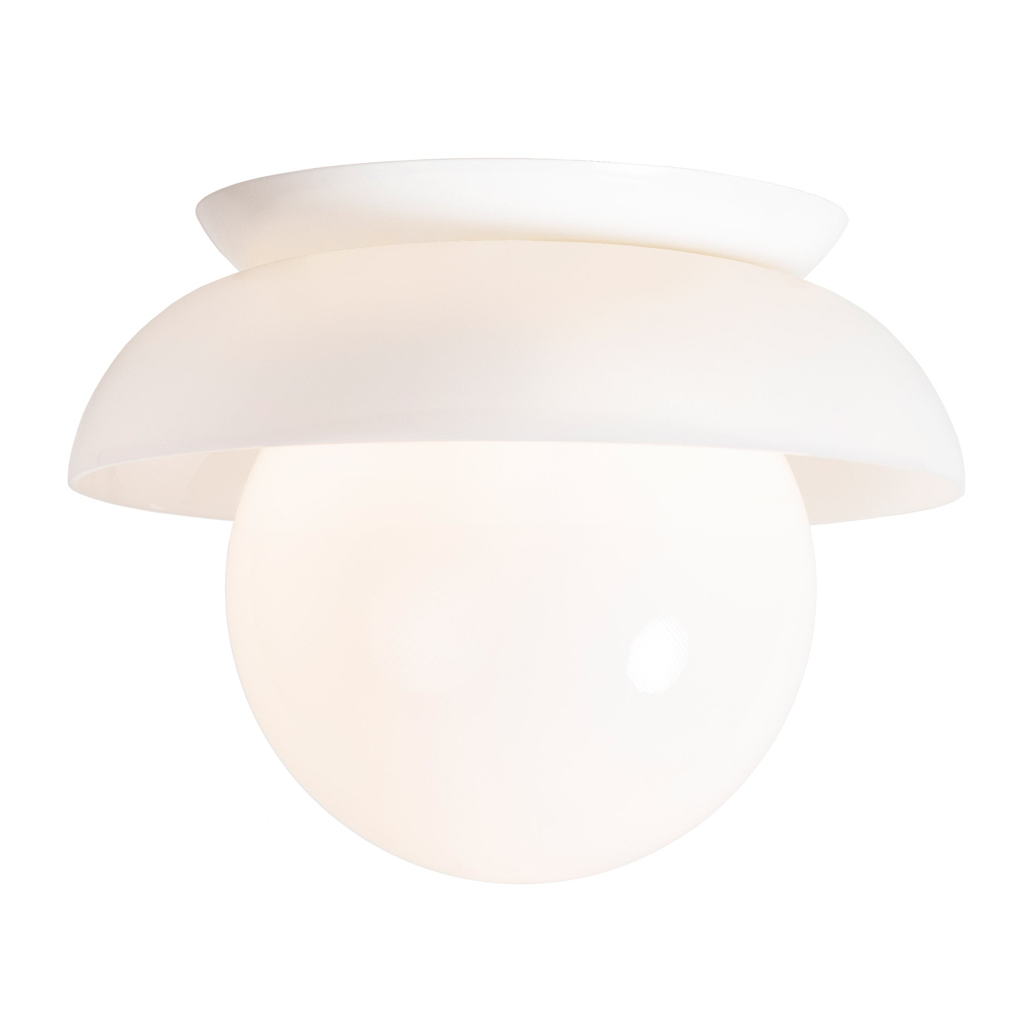 Glass Lexi Large 8" shown in White