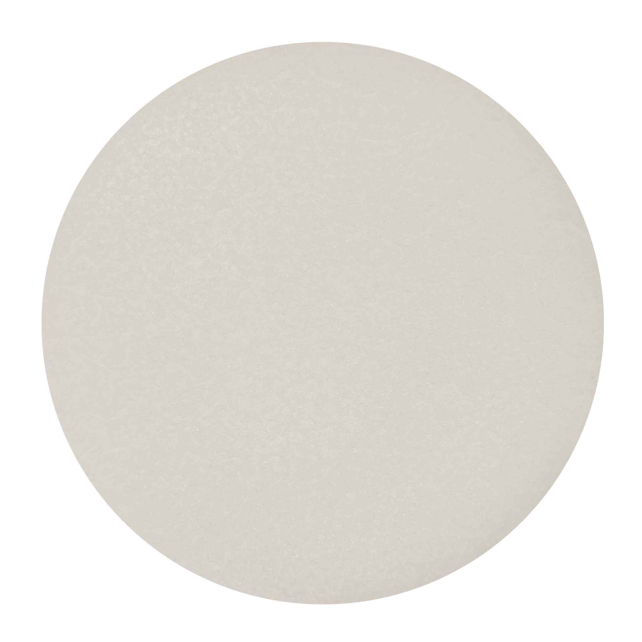 Finish sample shown in Natural White Glaze Ceramic