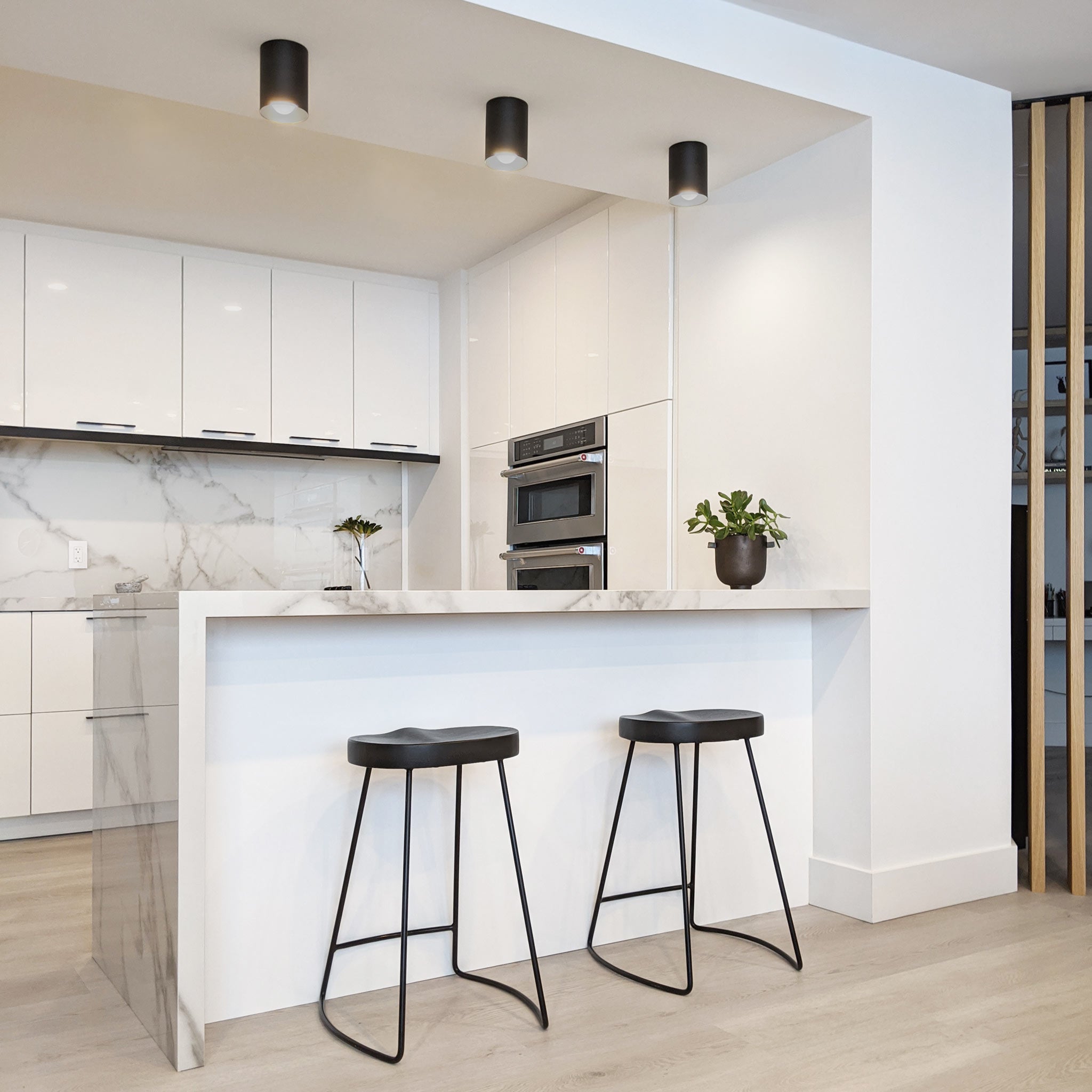 Cape Long shown in Matte Black. Interior design by Ania Trica Design Studio. Photo by Ania Trica