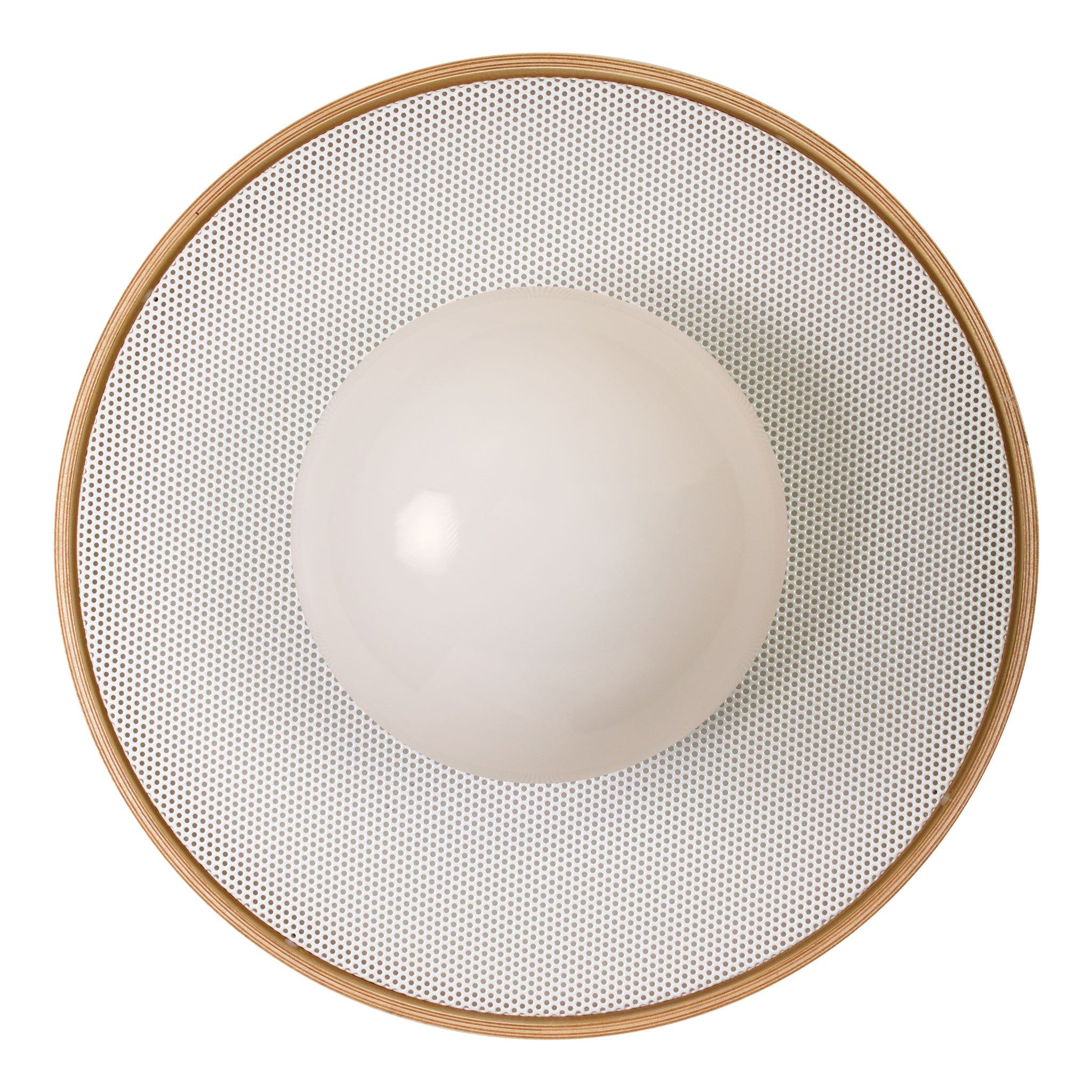 Otti 16" shown in White with Maple wood finish