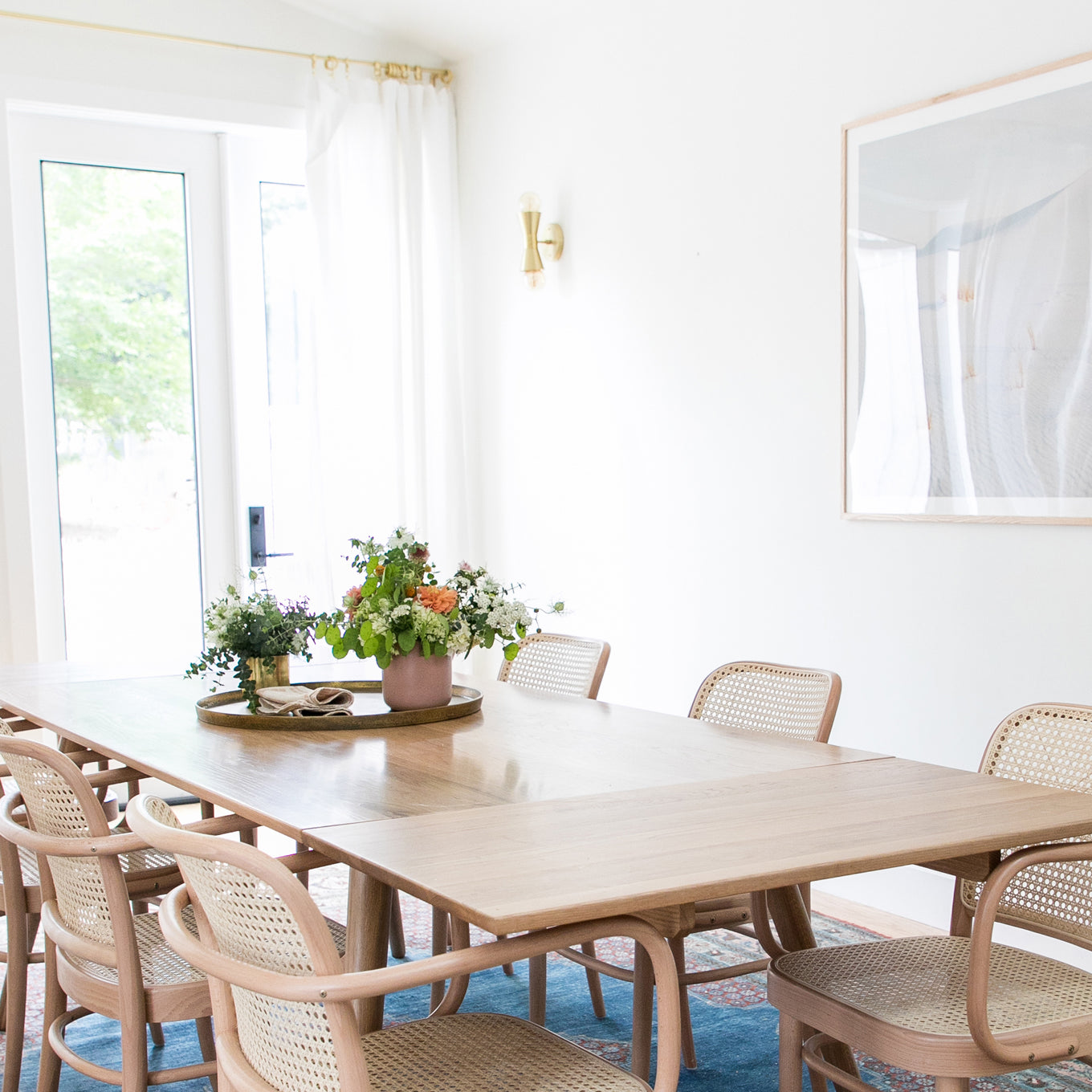 Mira shown in Brass. Interiors by Sarah Sherman Samuel for Sugar and Charm Studio