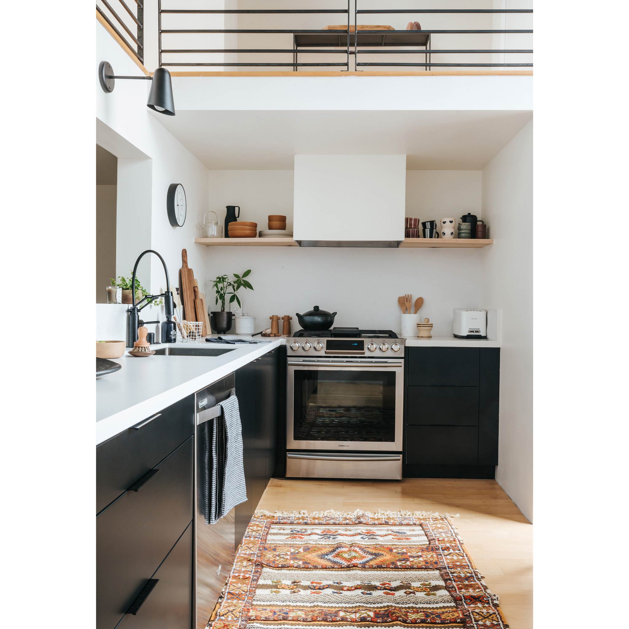 Wildwwod shown in Matte Black. Interior design by Brett Foken of Decoration