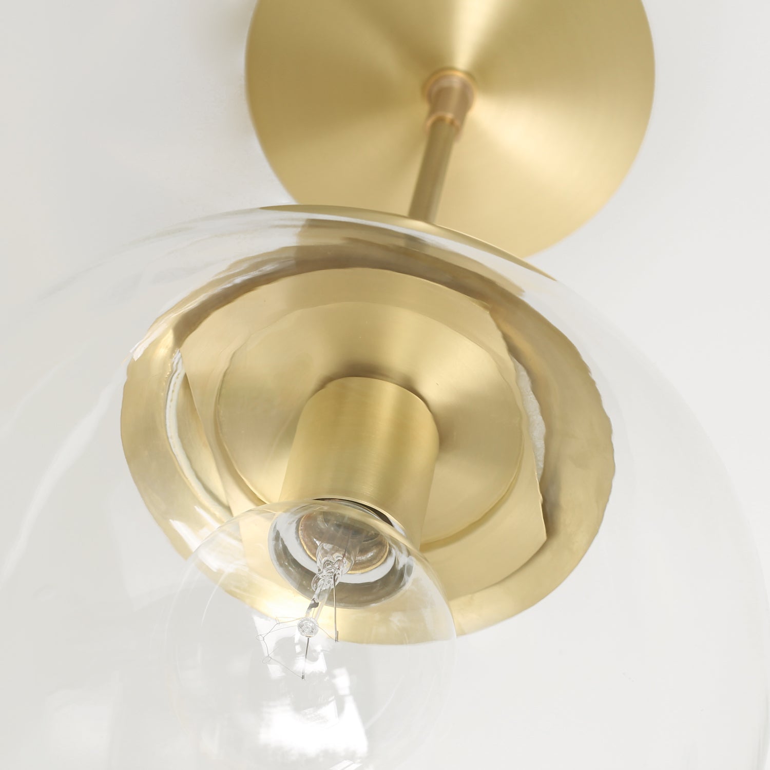 Alto Rod 10" Clear shown in Brass