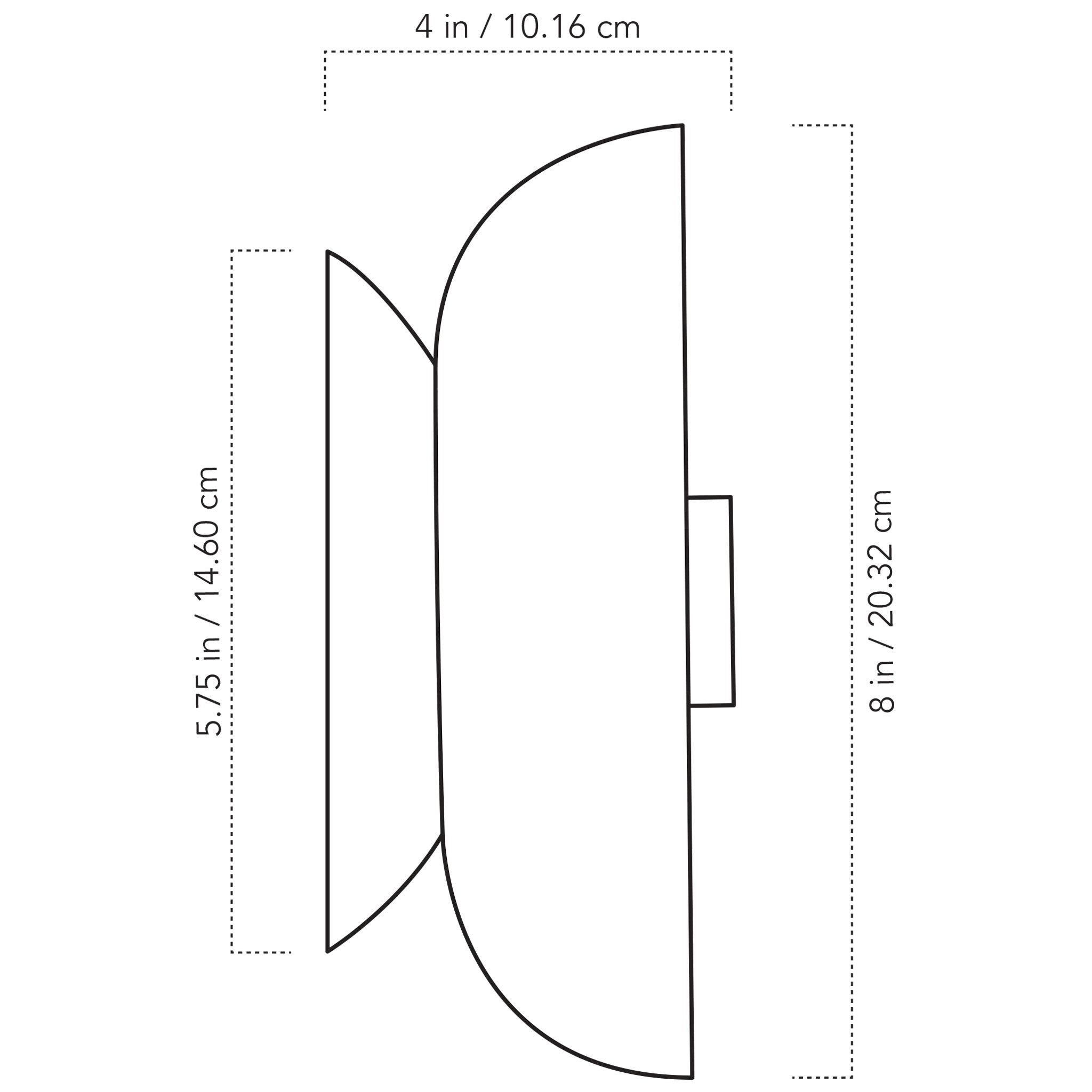 A Technical Drawing Of The Lucia Lighting Fixture