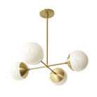 Alto Compass 6" Opal shown in Brass. 24" width