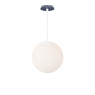 Alto Rod 12” Opal shown in White with an Indigo Blue Star Ceramic Canopy