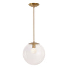 Alto Rod 12” Clear shown in Heirloom Brass