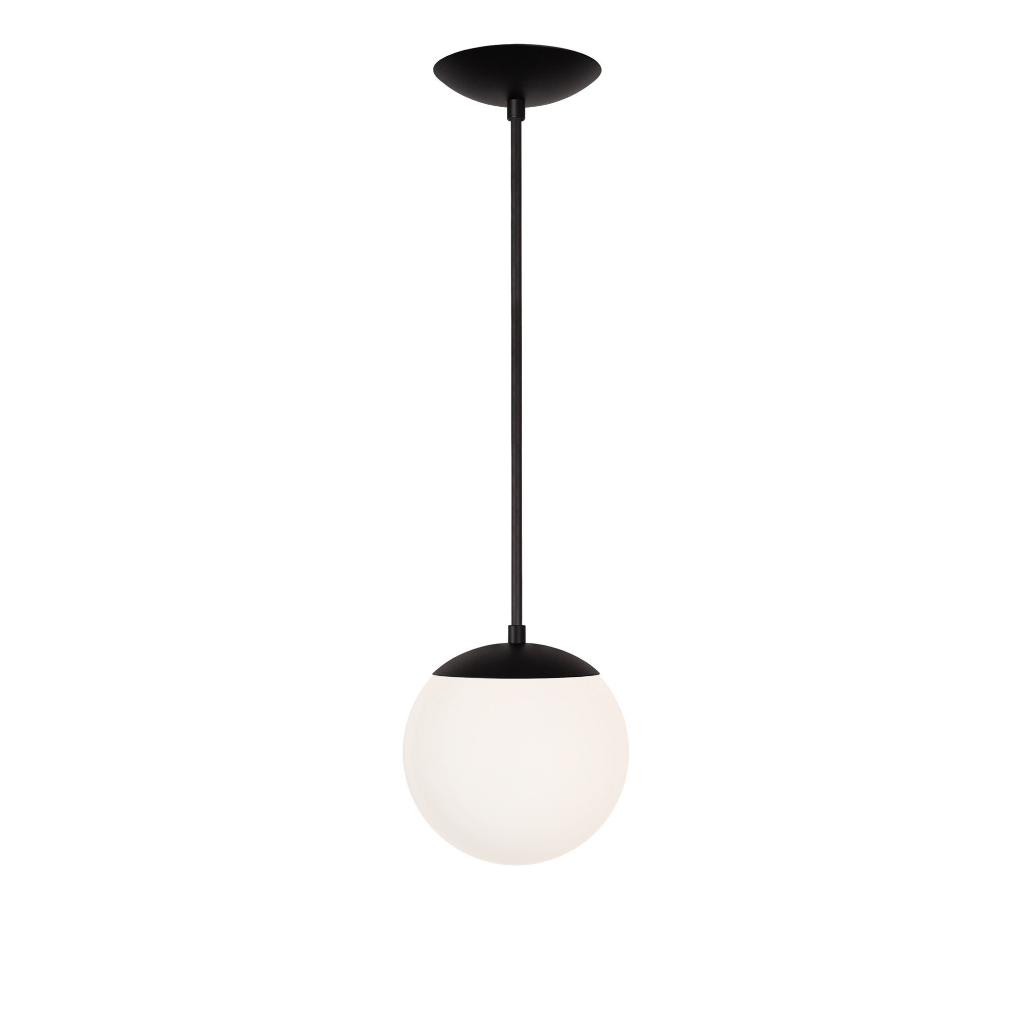 Alto Rod 8" Opal shown in Matte Black