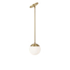 Alto Rod 6" for Vaulted Ceiling shown in Brass