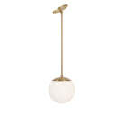 Alto Rod 8" for Vaulted Ceiling shown in Brass