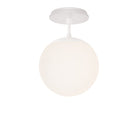 Alto Surface 8" shown in White with a Brownstone White Swift Ceramic Canopy