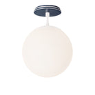 Alto Surface 10” shown in White with an Indigo Blue Swift Ceramic Canopy