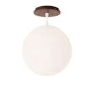 Alto Surface 10” shown in White with a Walnut Wood Canopy