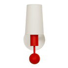 Amherst sconce shown in Persimmon with Natural White Glaze ceramic