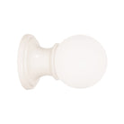 Emma Globe Sconce shown with Gloss White Glaze