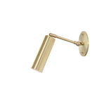 Fjord Spot Single Articulated shown in Brass with a 3" rod