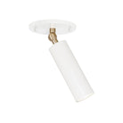 Fjord Spot Surface shown in White with Brass