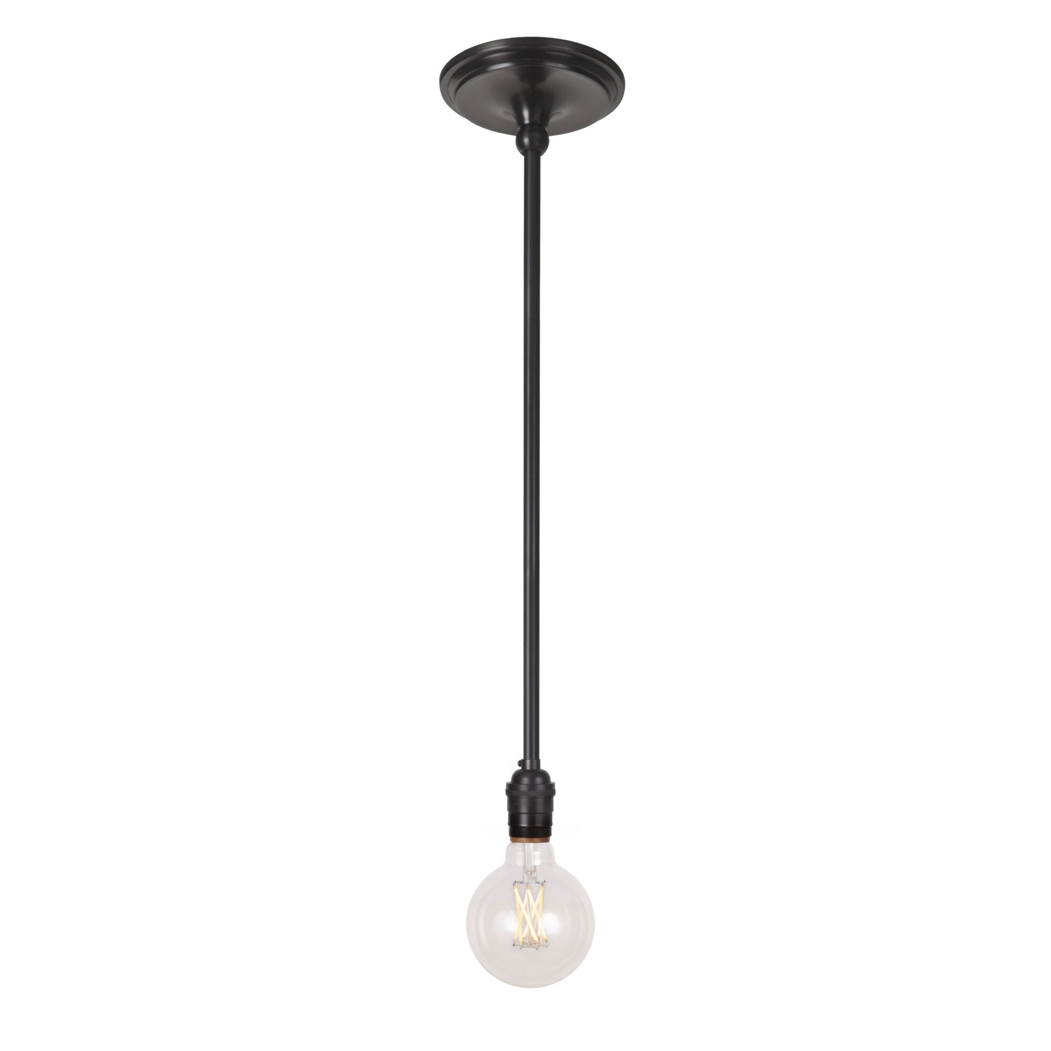 Grace Rod Pendant shown in Graphite Patina