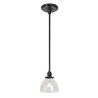 Grace Rod Pendant shown in Graphite Patina