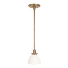 Grace Rod Pendant shown in Heirloom Brass