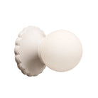 Juliette Sconce in Gloss White Glaze