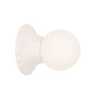 Juliette Sconce in Gloss White Glaze