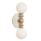 Lucy shown with Natural White and Cream Quilted ceramic canopy