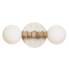 Lucy shown with Natural White and Cream Floral ceramic canopy
