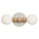 Lucy shown with Natural White and Cream Quilted ceramic canopy