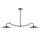 Marie Double Pendant shown in Matte Black