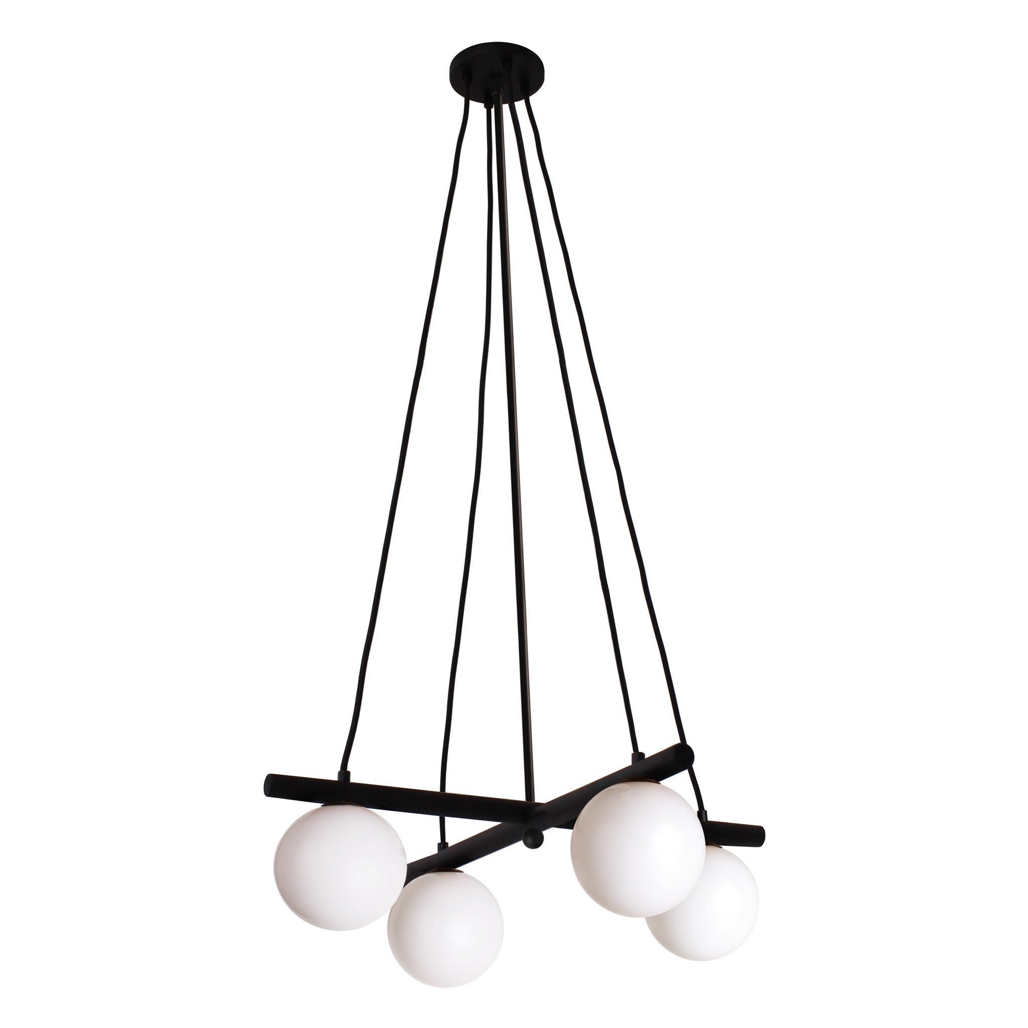 Marion shown with Black Stained Wood Finish