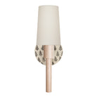 Parker Linen shown in Maple with a Black and Cream Floral Ceramic