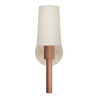 Parker Linen shown in Walnut with a Natural White and Cream Quilted Ceramic