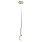 Parker Pendant shown in Maple with Matte Black