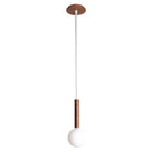 Parker Pendant shown in Walnut with White