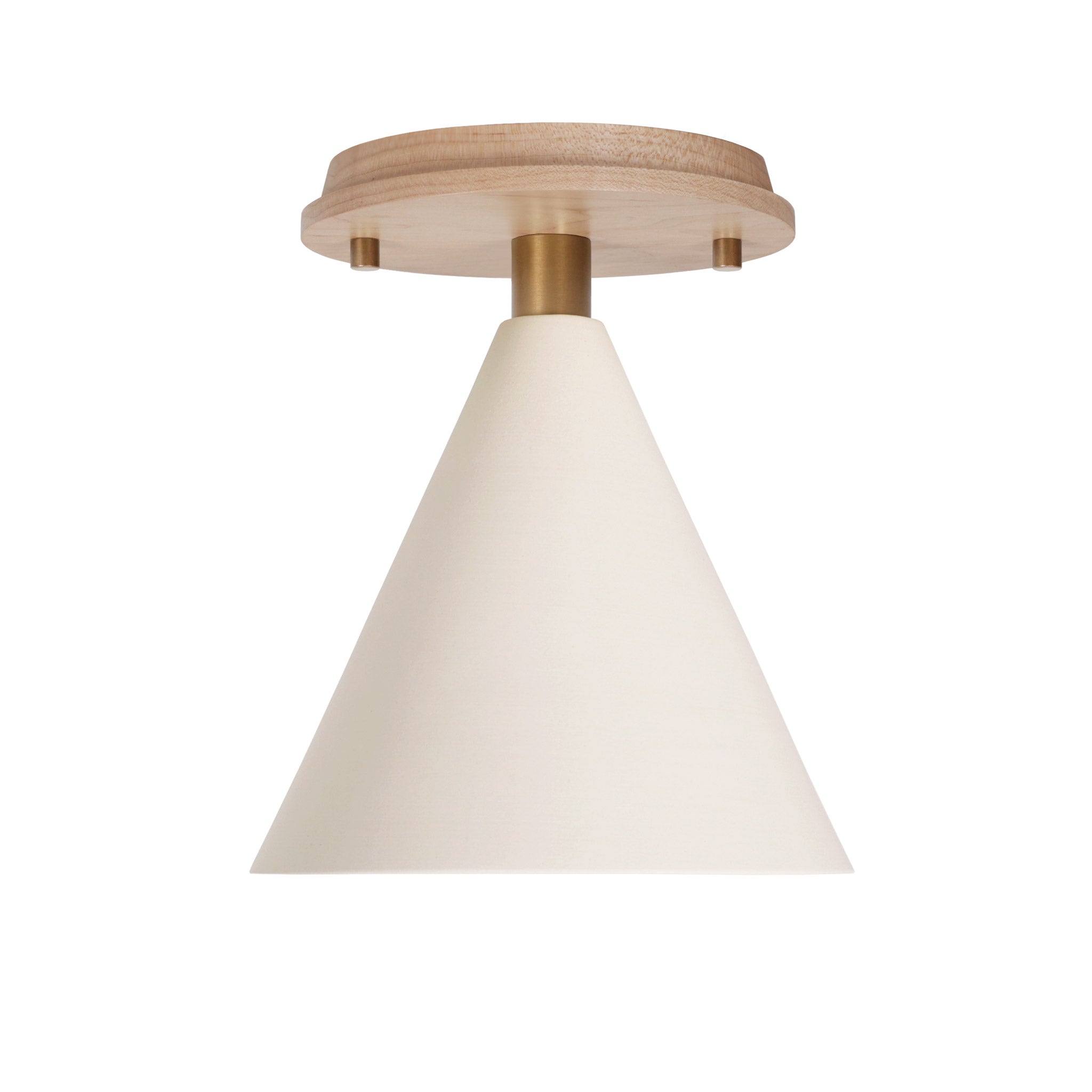 Petra Ceramic Surface shown in Heirloom Brass with a Maple Wood canopy