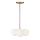 Selene Compass shown in Heirloom Brass